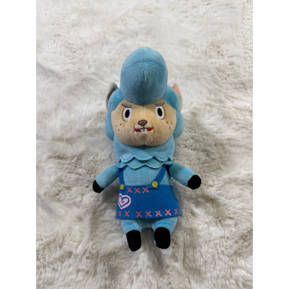 Animal Crossing Cyrus Plush‎ 9.5" Blue Alpaca New Horizons Nintendo Toy Gamer